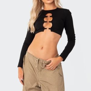 Edikted Patricia Open-Ring Top